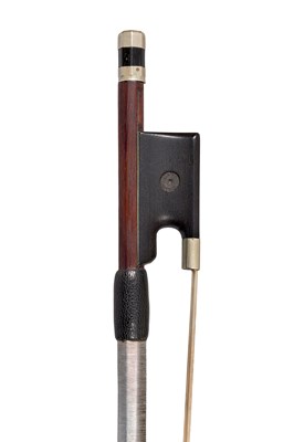 Lot 263 - A Nickel-Mounted Violin Bow by Jean-Joseph Martin, circa 1880