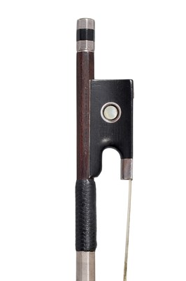 Lot 52 - A Silver-Mounted Violin Bow by Albert Nürnberger, circa 1920