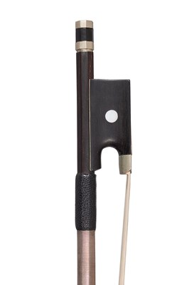 Lot 309 - A Nickel-Mounted Viola Bow, Peccatte school, circa 1870
