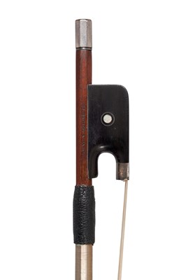 Lot 233 - A Silver-Mounted Cello Bow, workshop of Jérôme Thibouville-Lamy, circa 1900