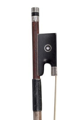 Lot 44 - A Silver-Mounted Violin Bow by August Edwin Prager, circa 1930