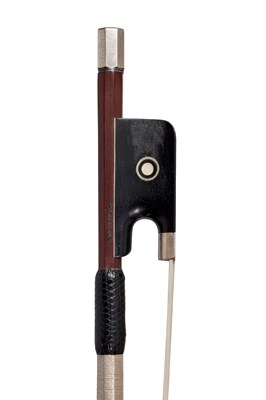 Lot 31 - A Silver-Mounted Violin Bow by Louis Morizot frères, circa 1950
