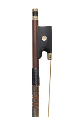 Lot 48 - A Nickel-Mounted Violin Bow, circa 1880