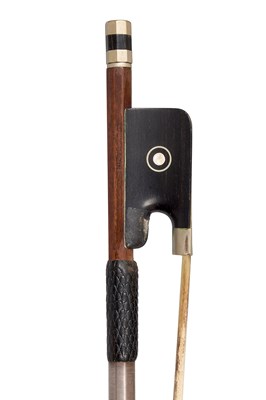 Lot 238 - A Nickel-Mounted Cello Bow, possibly by Louis Bazin, circa 1920