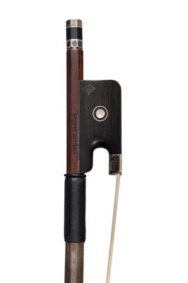 Lot 319 - A Silver-Mounted Cello Bow by Richard Grünke, circa 1970