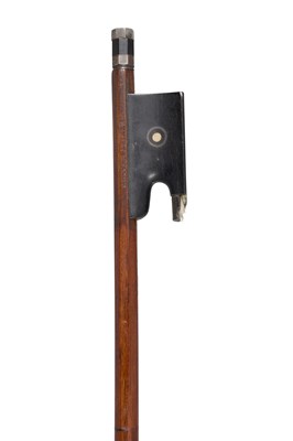 Lot 32 - A Silver-Mounted Violin Bow by Otto Hoyer, circa 1930