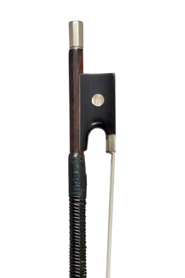 Lot 26 - A Nickel-Mounted Violin Bow, after Tubbs, circa 1920