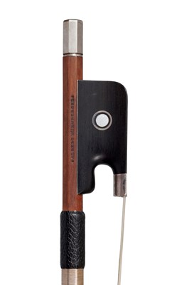 Lot 236 - A Silver-Mounted Cello Bow by Albert Nürnberger, circa 1900