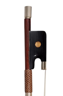Lot 230 - A Nickel-Mounted Cello Bow by Jérôme Thibouville-Lamy, circa 1950
