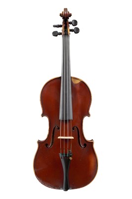 Lot 281 - A Decorated Violin by Albert Caressa, Paris, 1926