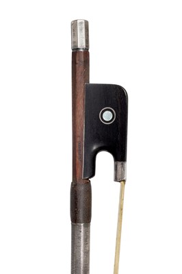 Lot 27 - A Silver-Mounted Violin Bow by Louis Morizot frères, circa 1940