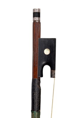 Lot 50 - A Silver-Mounted Violin Bow by Marc Laberte, circa 1920